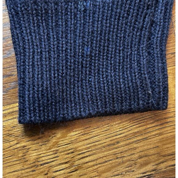 Old Forester Bourbon Ugly Christmas Sweater Dark Blue & Orange Men’s Small - Picture 6 of 6